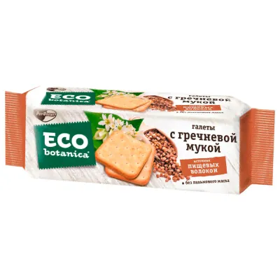Галеты эко ботаника 160 г с гречневой мукой