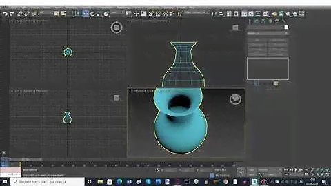 Моделирование вазы в 3D Max