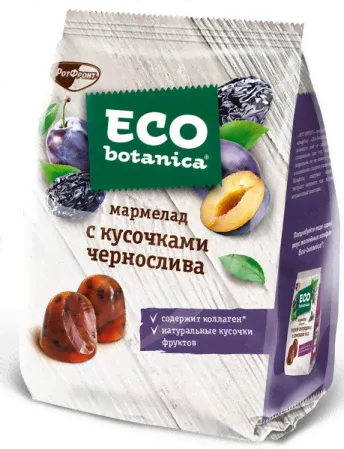 Мармелад Эко ботаника с кусочками чернослива 200г