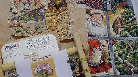 51. Вышивка. Октябрь-ноябрь 2019.Kathy Barrick, Панна "Ботаника.Яблоня", Dimensions