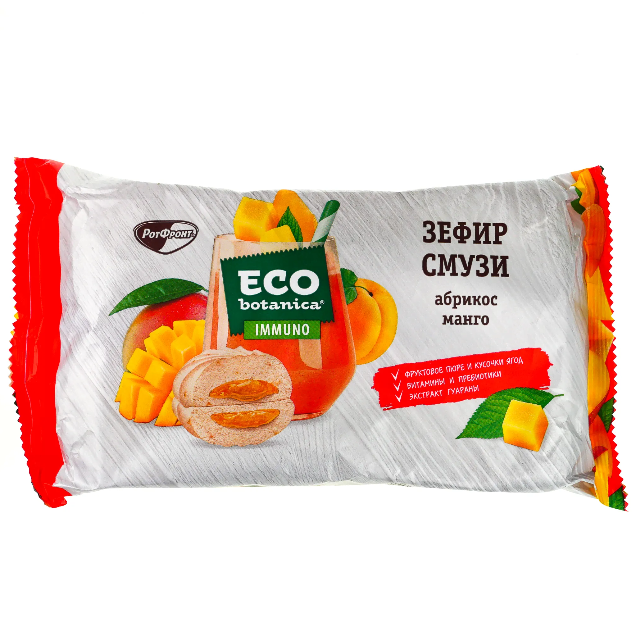 Зефир смузи Eco Botanica (Эко Ботаника) 280г абрикос-манго