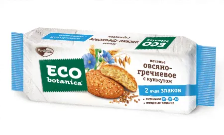 Печенье Эко-ботаника овсяно-гречневое с кунжутом 280г-0
