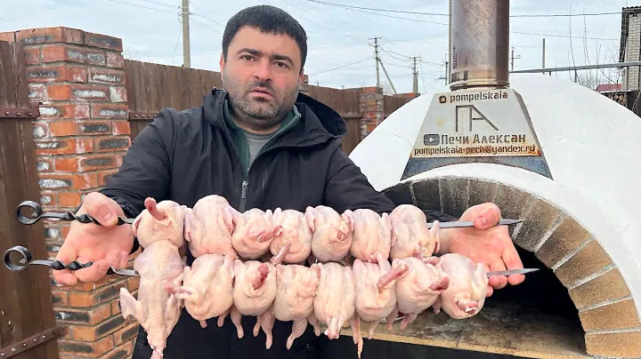 РЕЦЕПТ Приготовления Сочного ШАШЛЫКА из ПЕРЕПЁЛОК | ХАЧАПУРИ на ШАМПУРЕ👍