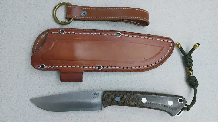 Нож Bark River Fox River green micarta