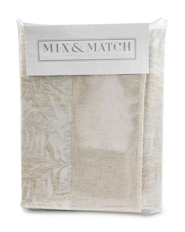 Скатерть прямоугольная Mix&Match Home Ботаника 150х250 см, лен-2